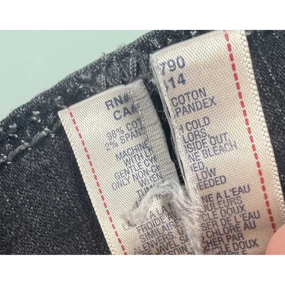 True Religion Straight WFLP Jeans Mens 38 Gray Mega T Flap Pocket Body Rinse